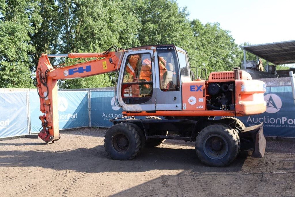 Wheel excavator Fiat Hitachi EX 165W Diesel 1999