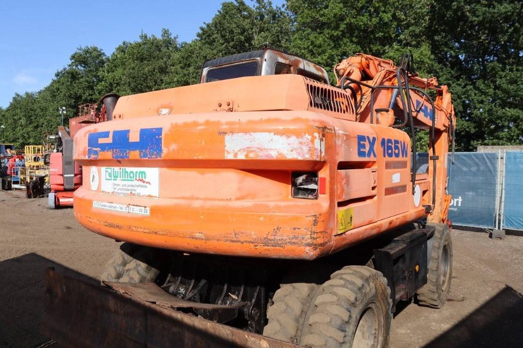 Wheel excavator Fiat Hitachi EX 165W Diesel 1999