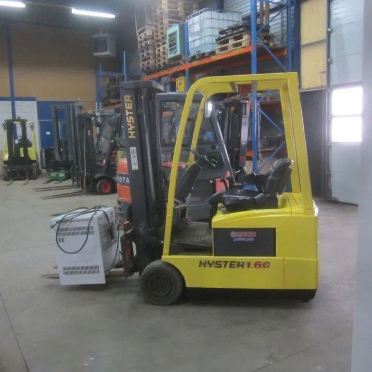 Hyster J 1.60 XMT, heftruck elek. bj 2007, duplomast, side shift.