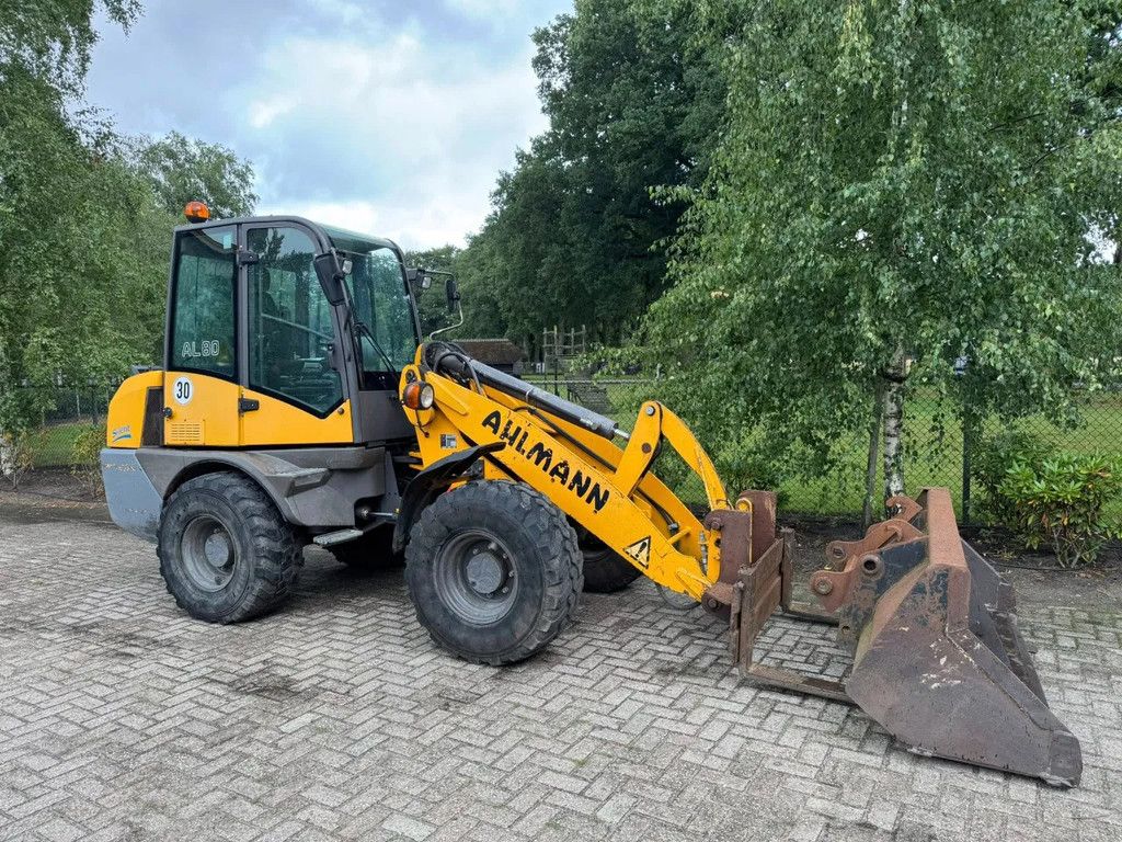 Ahlmann AL80 Shovel loader bak + vorken