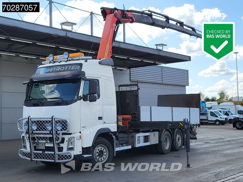 Volvo FH FH 480 6X2 Palfinger PK26002 EH Kran Crane + Fly Jib Manual Liftachse Euro 5