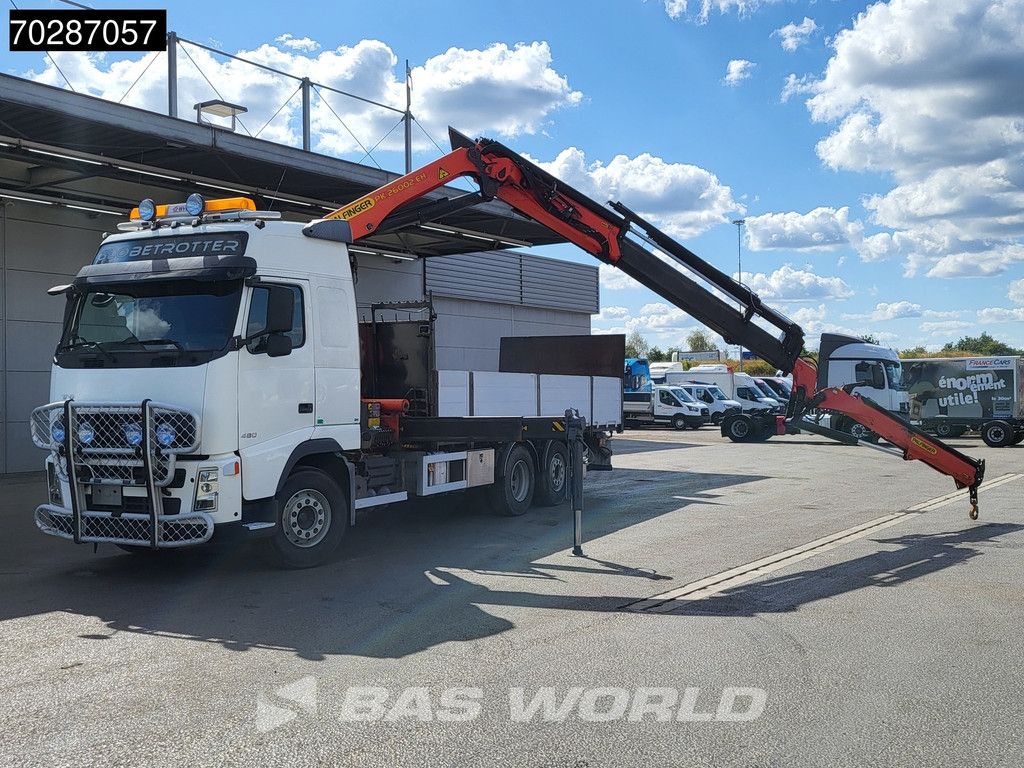 Volvo FH FH 480 6X2 Palfinger PK26002 EH Kran Crane + Fly Jib Manual Liftachse Euro 5