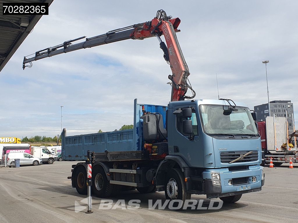 Volvo 904 FE 280 6X4 Fassi F215/235AXP26 Crane 10m3 tipper Big-Axle Manual Euro 4