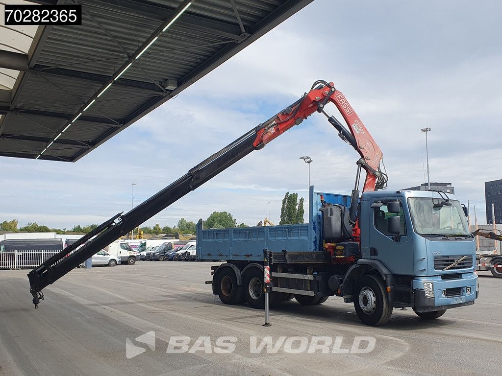 Volvo 904 FE 280 6X4 Fassi F215/235AXP26 Crane 10m3 tipper Big-Axle Manual Euro 4