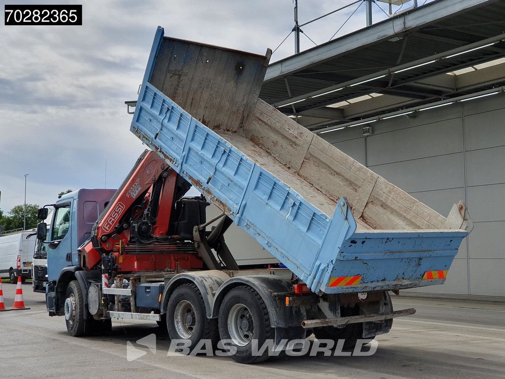 Volvo 904 FE 280 6X4 Fassi F215/235AXP26 Crane 10m3 tipper Big-Axle Manual Euro 4