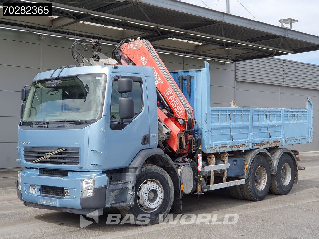 Volvo 904 FE 280 6X4 Fassi F215/235AXP26 Crane 10m3 tipper Big-Axle Manual Euro 4