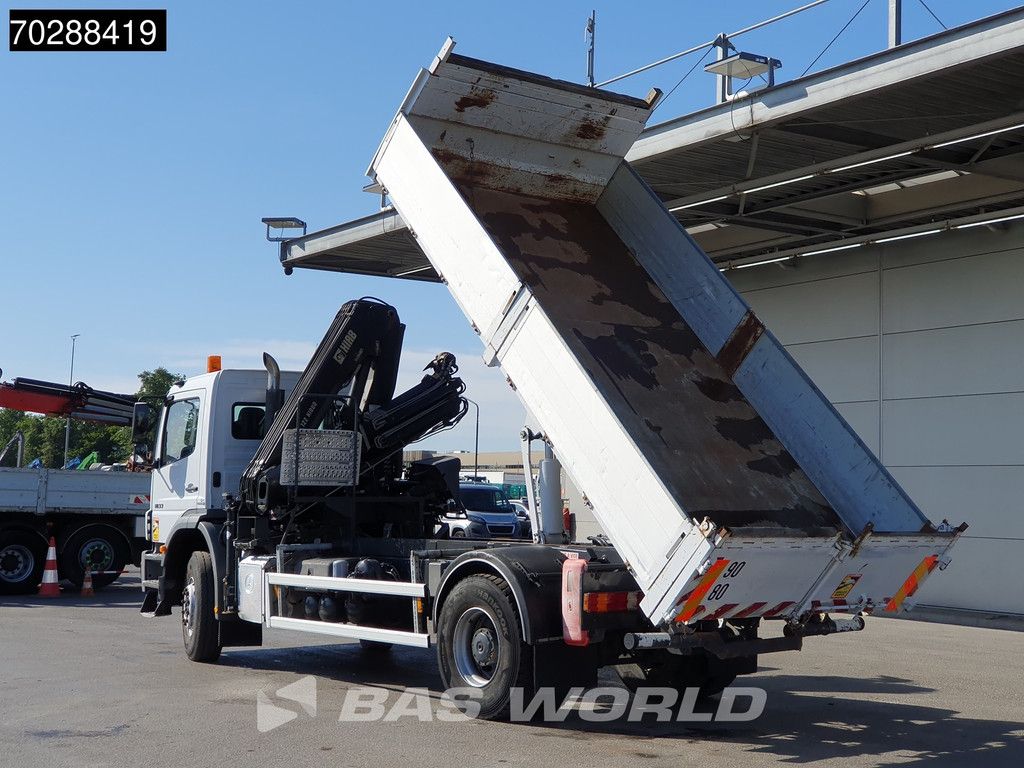 Mercedes Axor Axor 1833 4X2 HIAB XS B-122 HIDUO Crane Kran Manual Steelsuspension Big-Axle Euro 5
