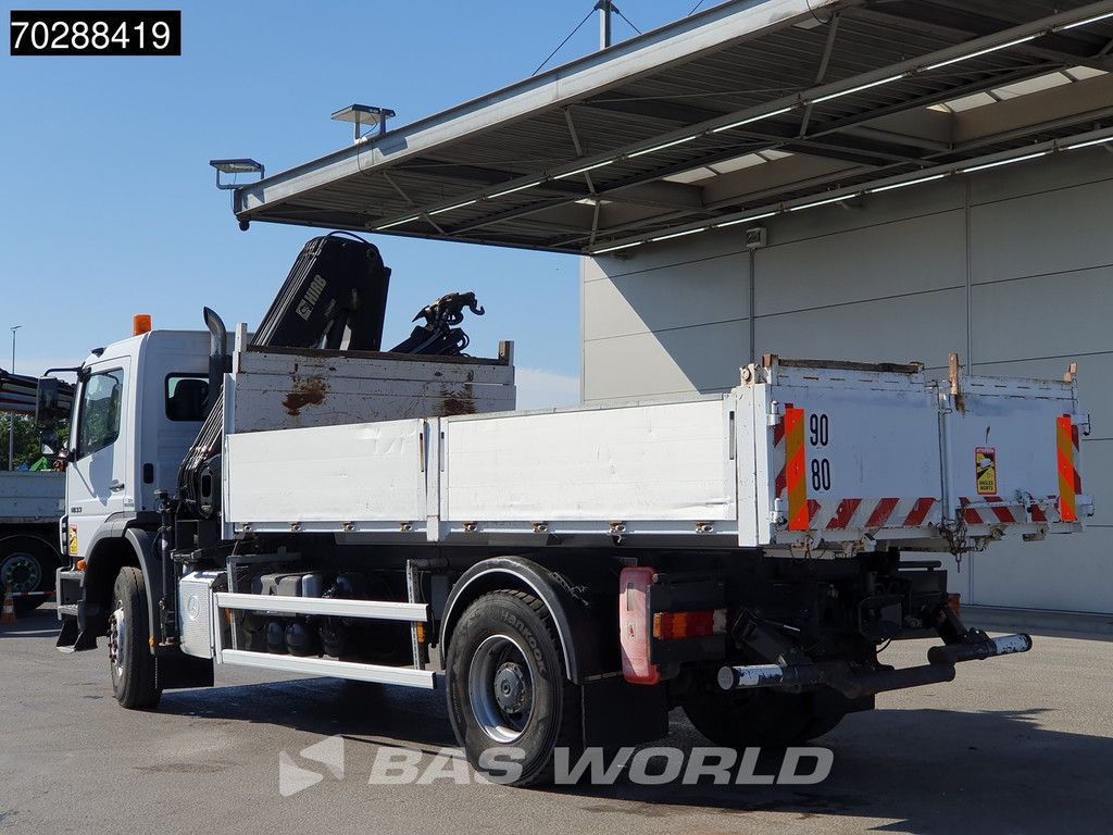 Mercedes Axor Axor 1833 4X2 HIAB XS B-122 HIDUO Crane Kran Manual Steelsuspension Big-Axle Euro 5