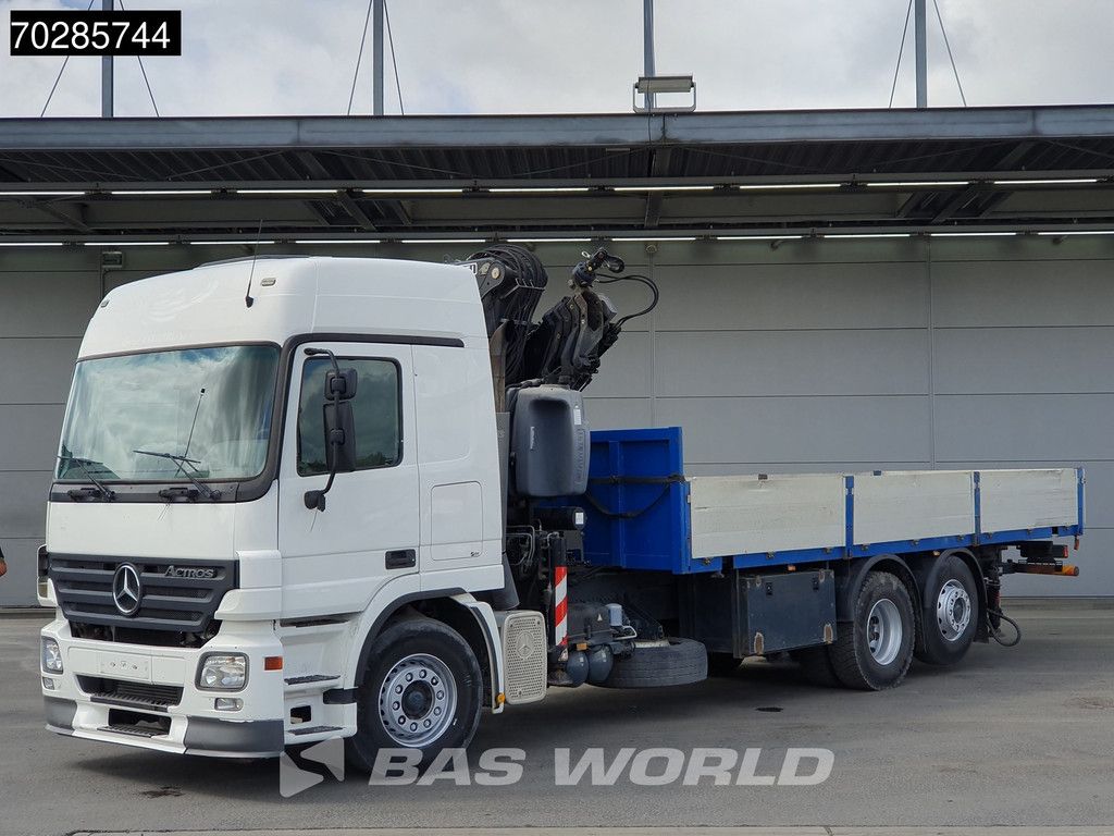 Mercedes Actros 2532 6X2 Fassi F330D3 Crane Kran Lift+steering Axle 3-Pedals Euro 3