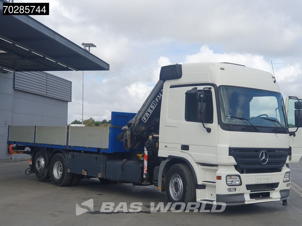 Mercedes Actros 2532 6X2 Fassi F330D3 Crane Kran Lift+steering Axle 3-Pedals Euro 3