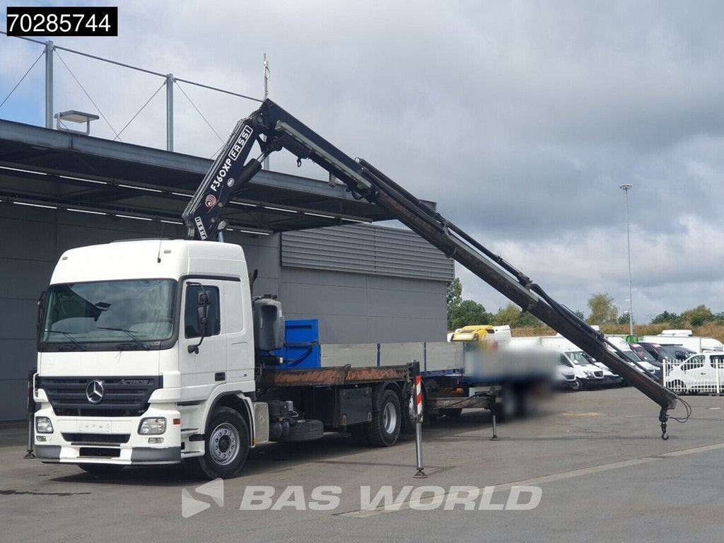 Mercedes Actros 2532 6X2 Fassi F330D3 Crane Kran Lift+steering Axle 3-Pedals Euro 3