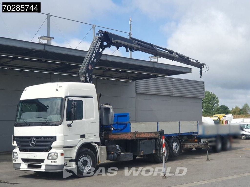 Mercedes Actros 2532 6X2 Fassi F330D3 Crane Kran Lift+steering Axle 3-Pedals Euro 3