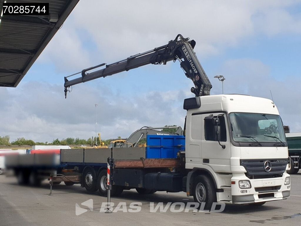 Mercedes Actros 2532 6X2 Fassi F330D3 Crane Kran Lift+steering Axle 3-Pedals Euro 3