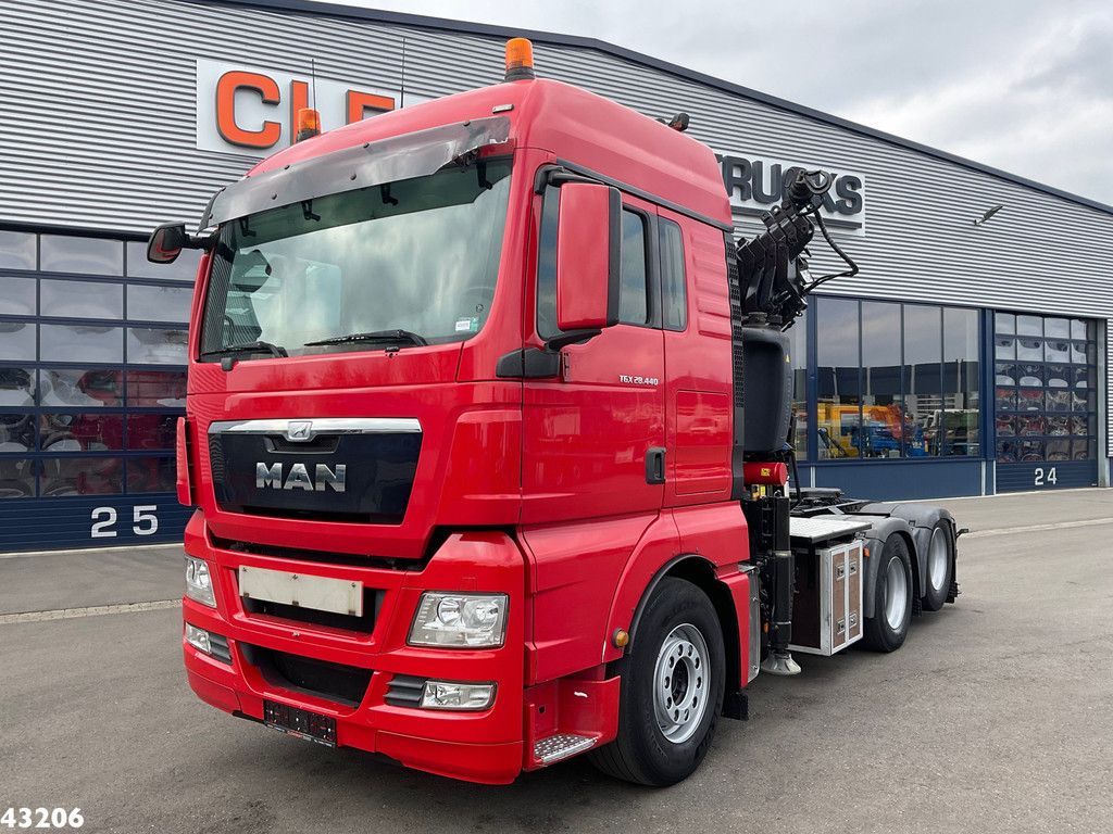 Man TGX 28.440 Fassi 29 Tonmeter laadkraan