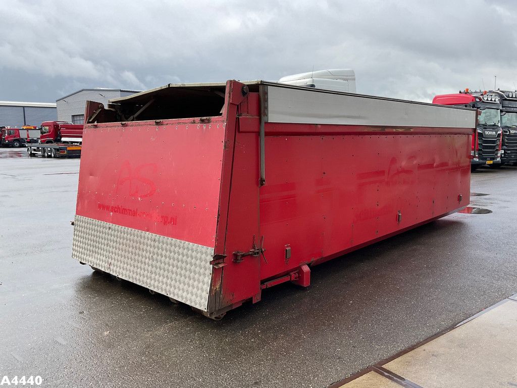 Container 25 m³ met milieukleppen