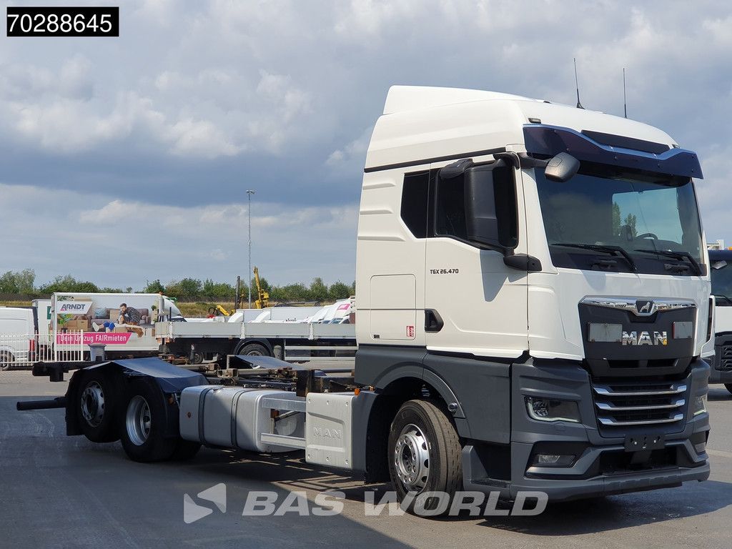 MAN TGX 26.470 6X2 Lift-Axle Retarder Automatic 20ft BDF Euro 6