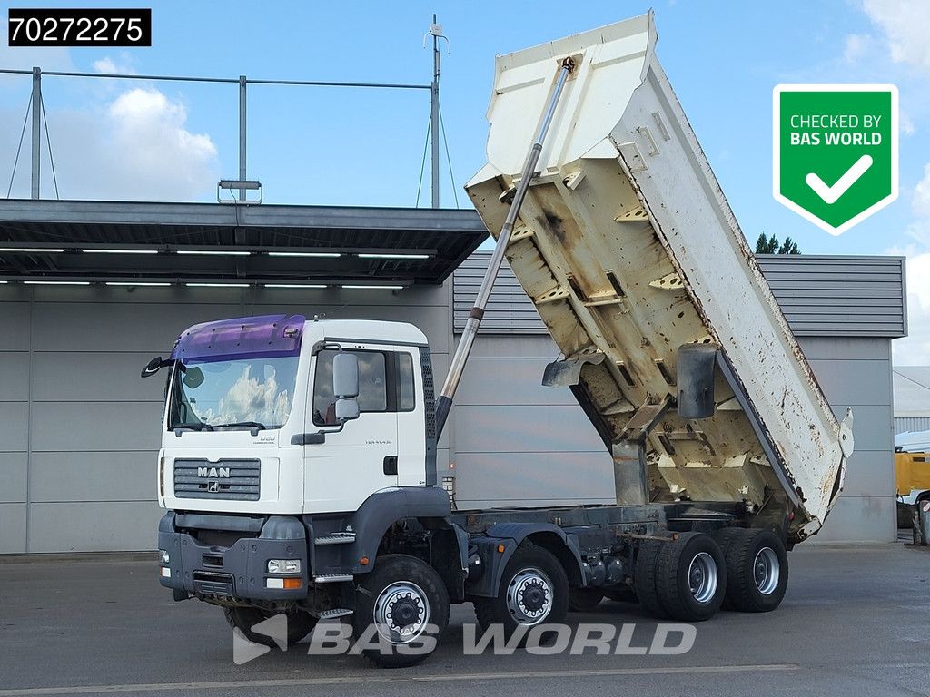 MAN TGA 41.430 8X6 23m3 Manual Big-Axle Steel suspension Euro 3