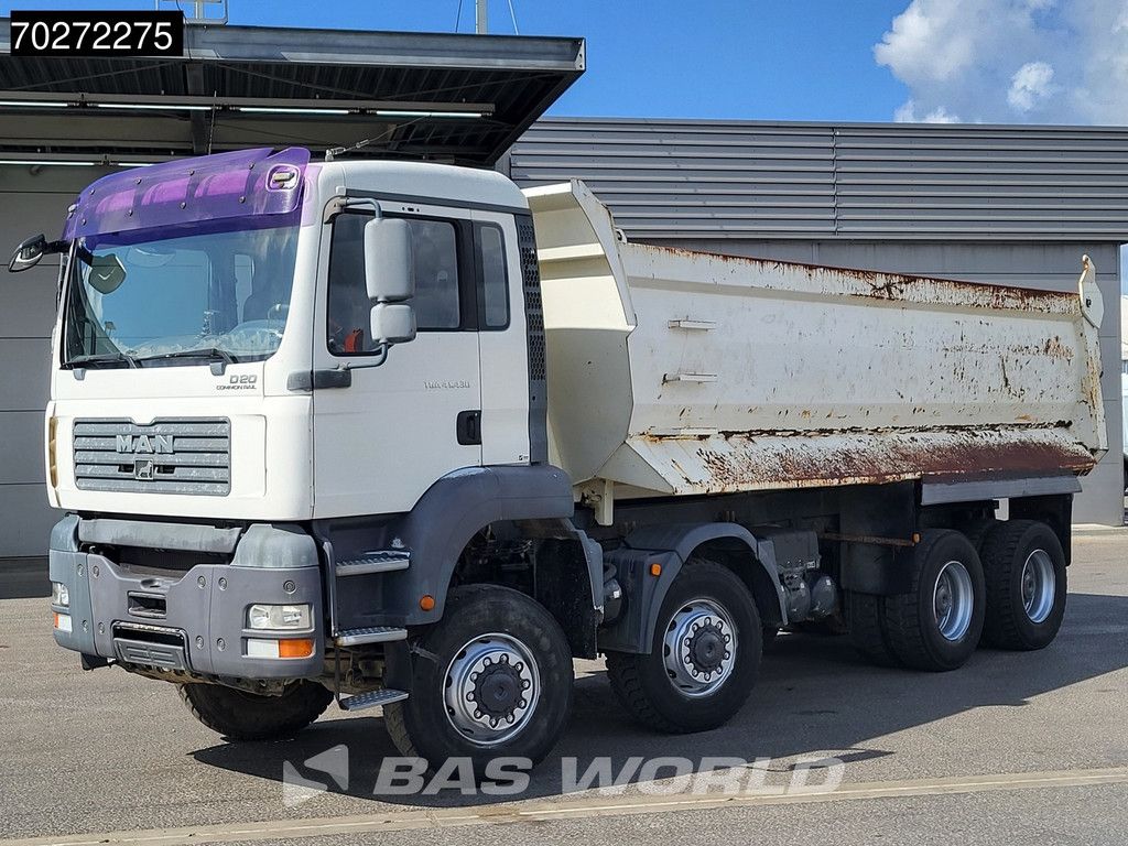 MAN TGA 41.430 8X6 23m3 Manual Big-Axle Steel suspension Euro 3