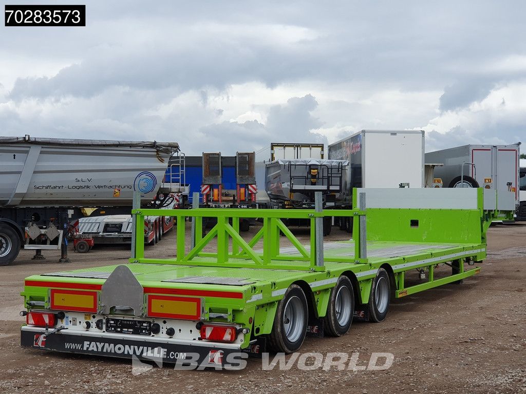 Faymonville F-S43-1AAF 3 Achsen Extendable Twistlocks 3x Hydraulic Steering Galvanised