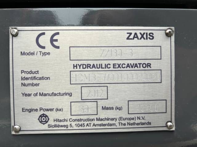 Hitachi Zaxis 130-3