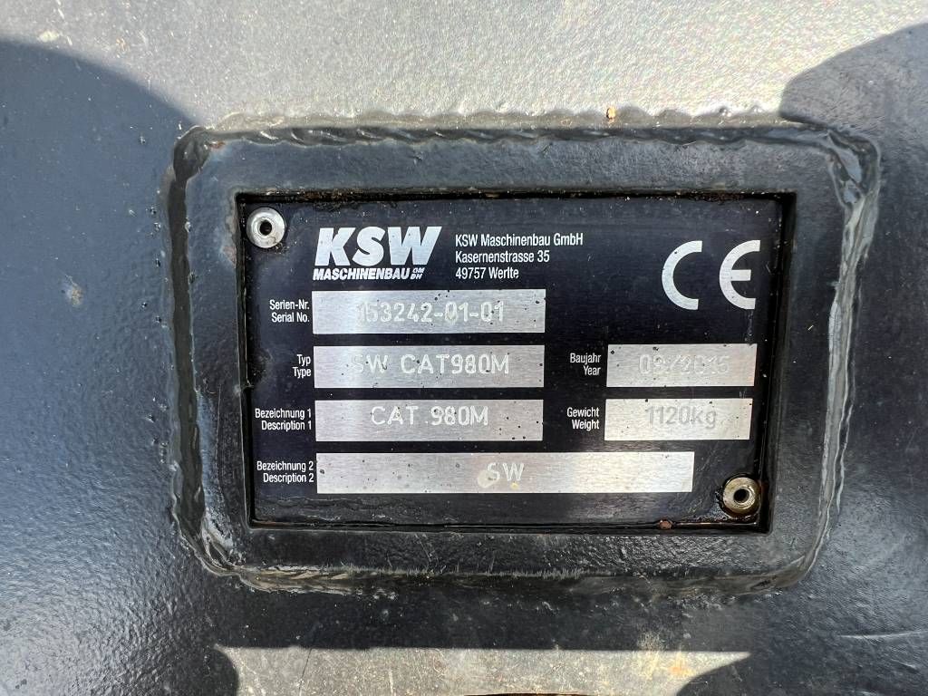 CAT Volvo / ISO / Lundberg 980G / 980H / 980K / 980M /