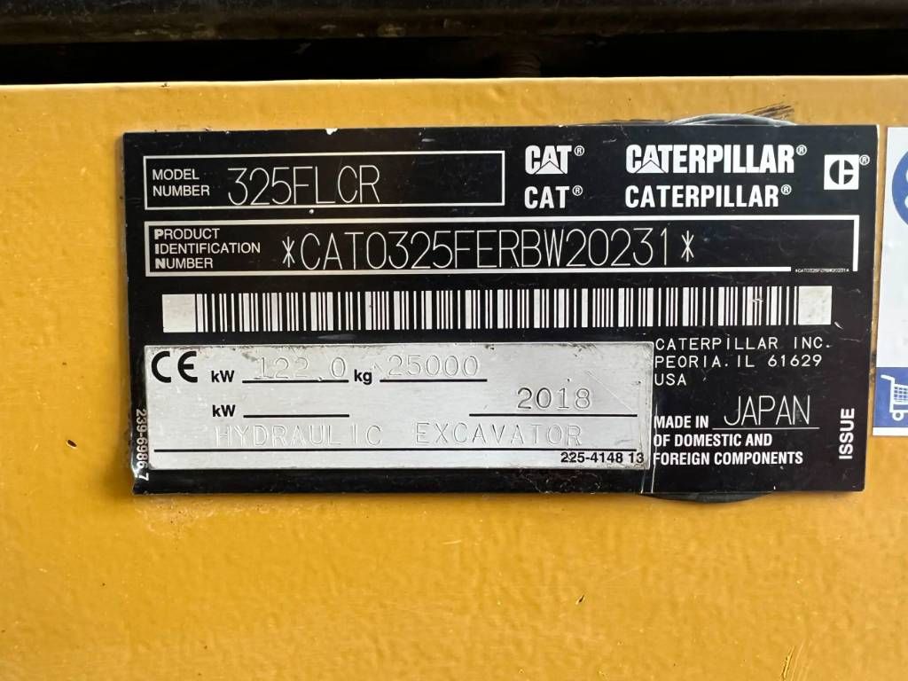 CAT 325F LCR
