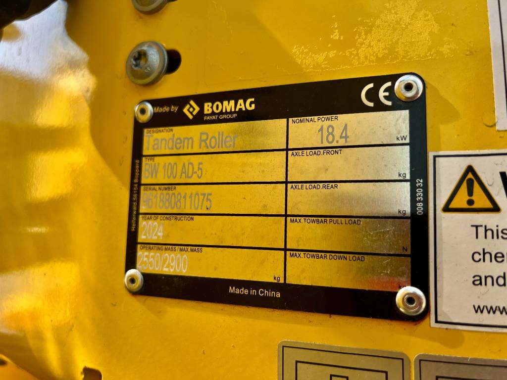 Bomag BW100 AD-5 - NEW