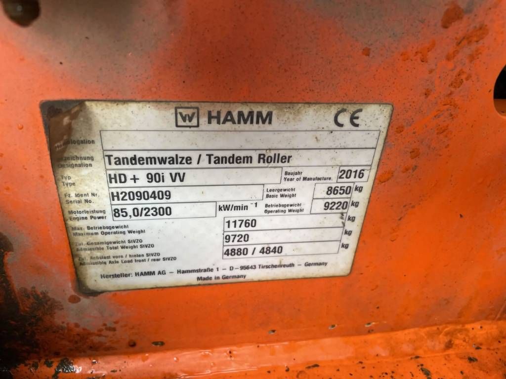 Hamm HD+ 90i VV | HD90