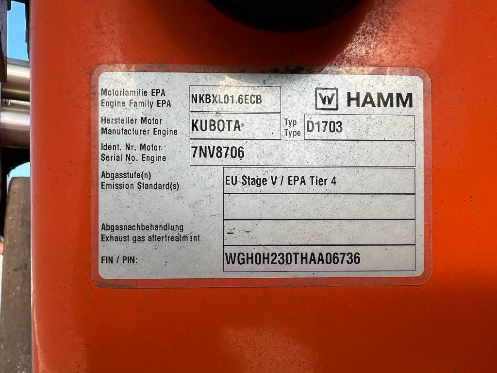 Hamm HD10 VV - NEW