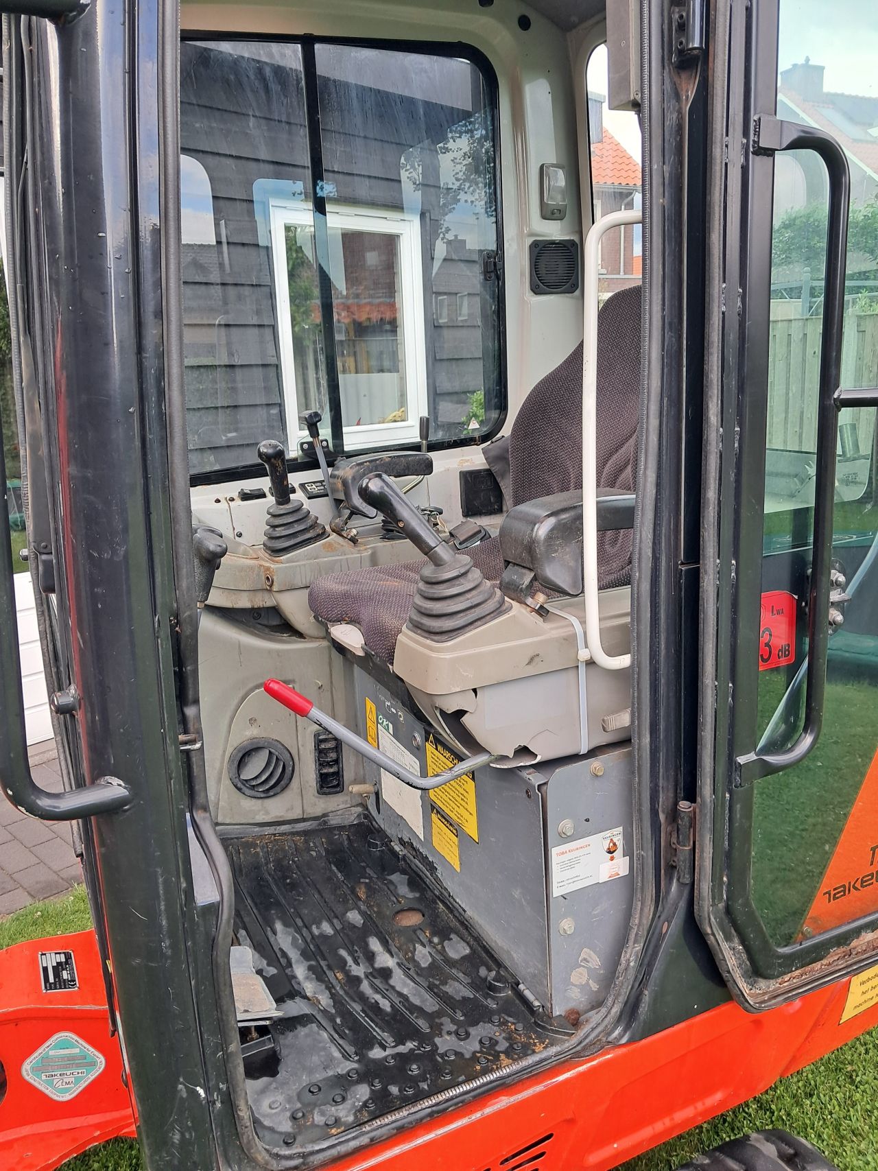Minigraver Takeuchi TB216 ( Bj 2015 ) Graafmachine / Minikraan