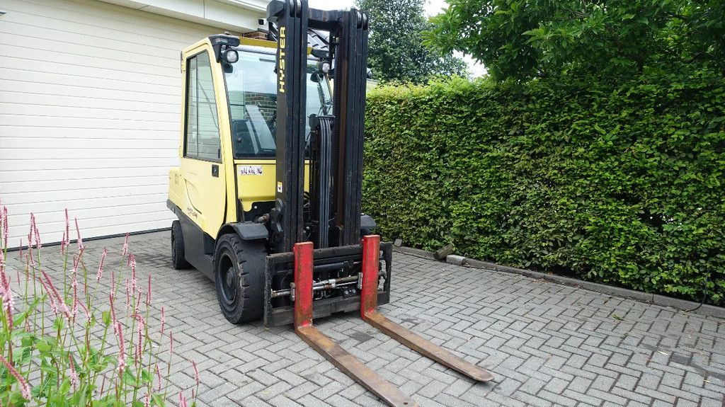 Hyster H 3.5 ton LPG Vork versteller en sideshift