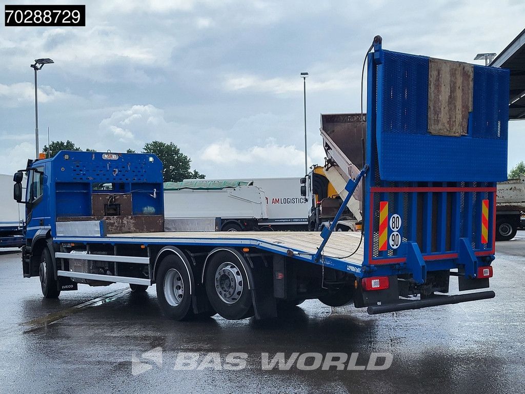 Iveco X-Way 420 6X2 Machine transporter Hydraulic Ramp Lift+steering axle ACC Euro 6