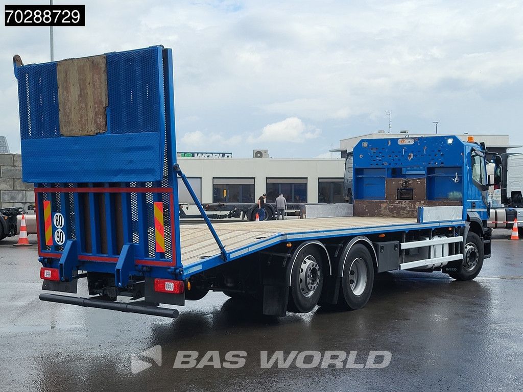 Iveco X-Way 420 6X2 Machine transporter Hydraulic Ramp Lift+steering axle ACC Euro 6