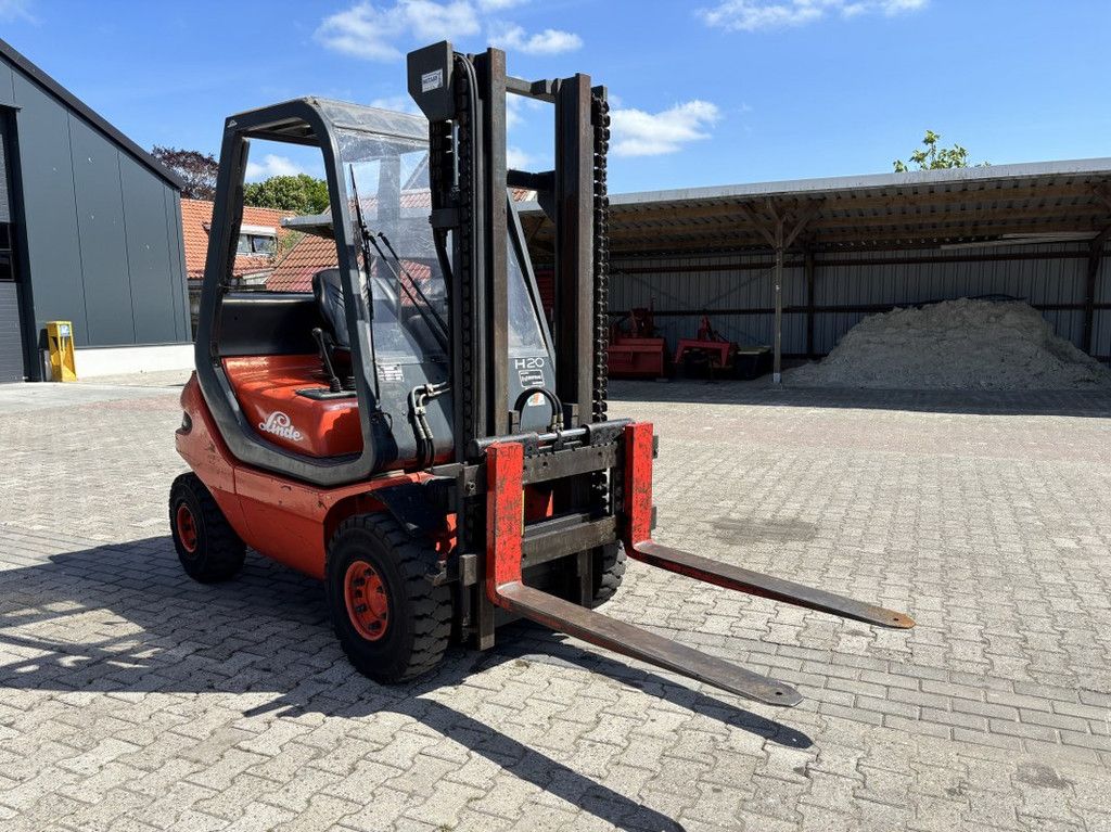 Linde H20T Duplo mast 3.150mm, LPG, SideShift.