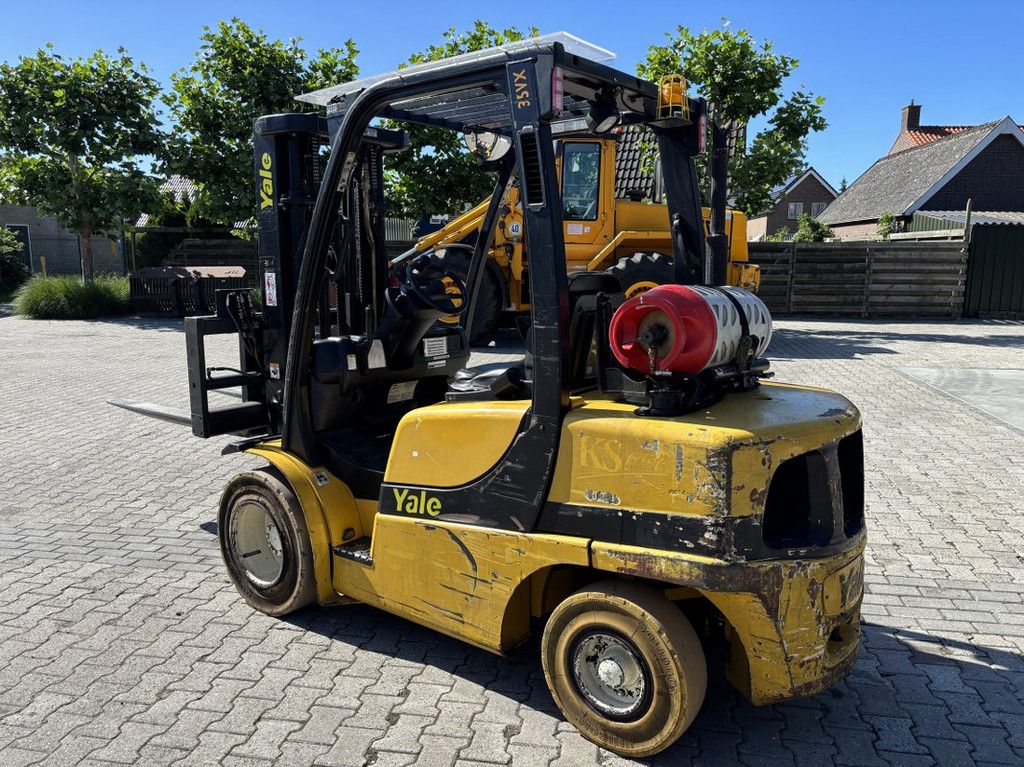 Yale GLP35VX Triplo mast 4.550mm, LPG, Side Shift.
