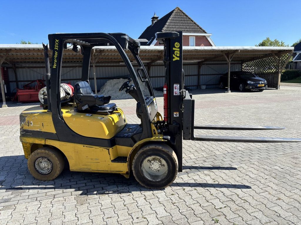 Yale GLP35VX Triplo mast 4.550mm, LPG, Side Shift.