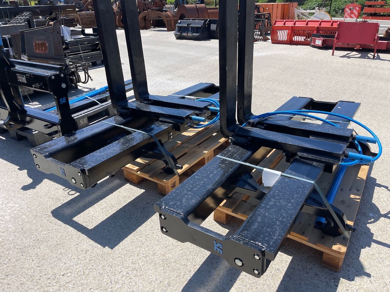 Hydraulische Big BM Palletset Volvo aansl