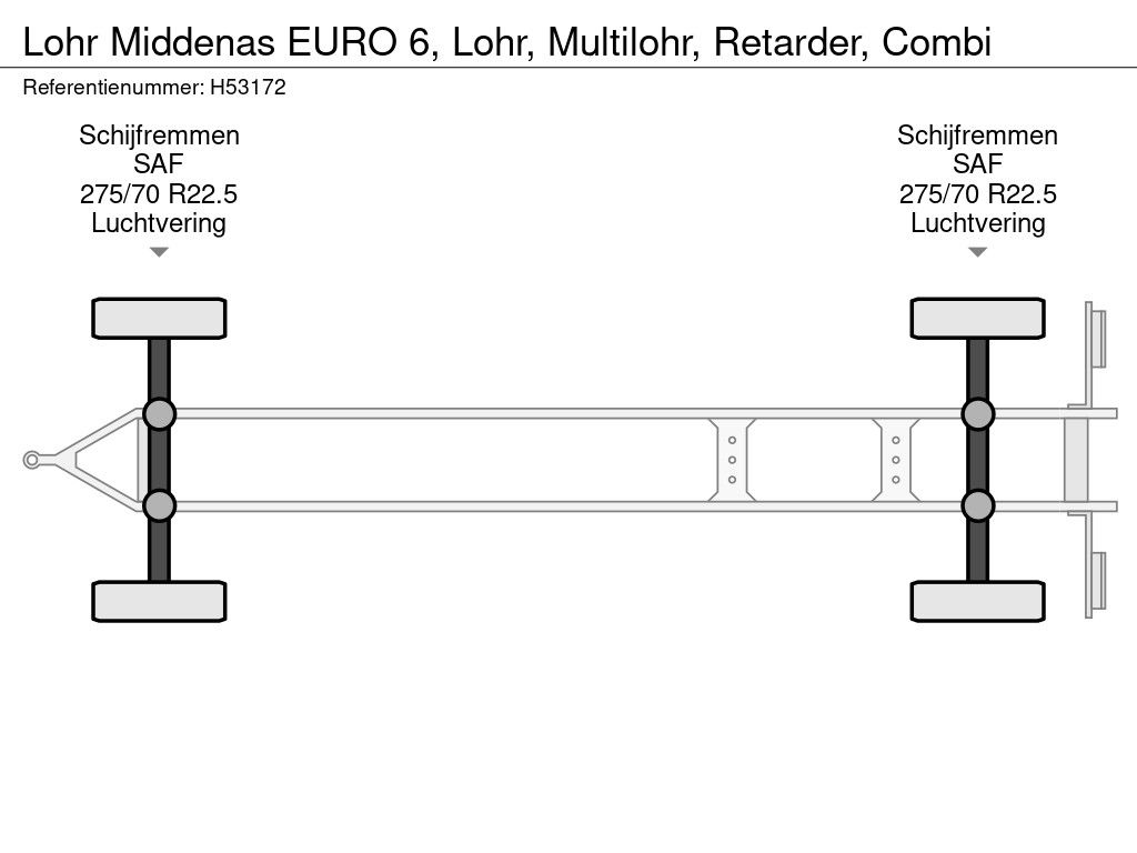 Lohr Middenas EURO 6, Lohr, Multilohr, Retarder, Combi