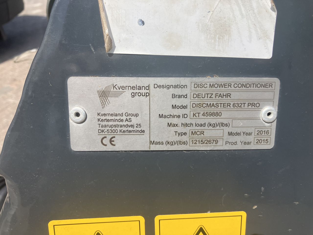 Deutz Fahr discmaster 632T