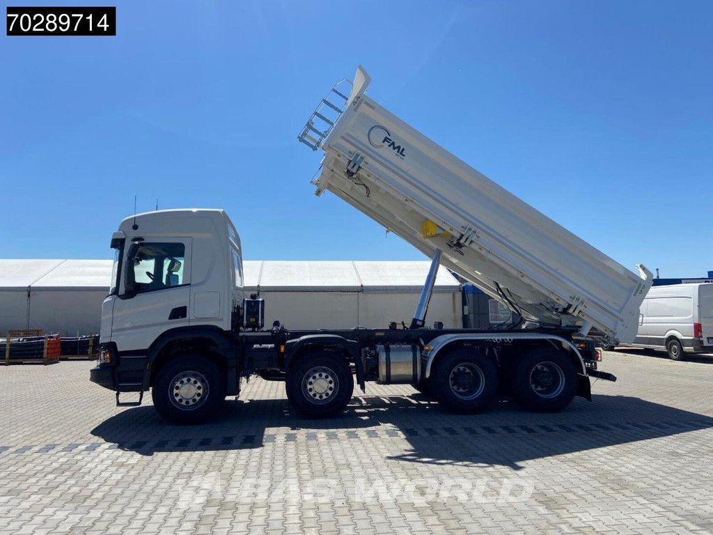 Scania P420 8X4 NEW! 13,5m3 3-way tipper Hardox450 Steel Steelsuspension Euro 6