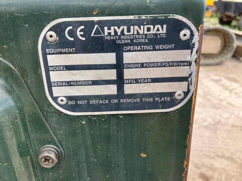 Hyundai Robex 55-7 Diesel-Raupenbagger 2009