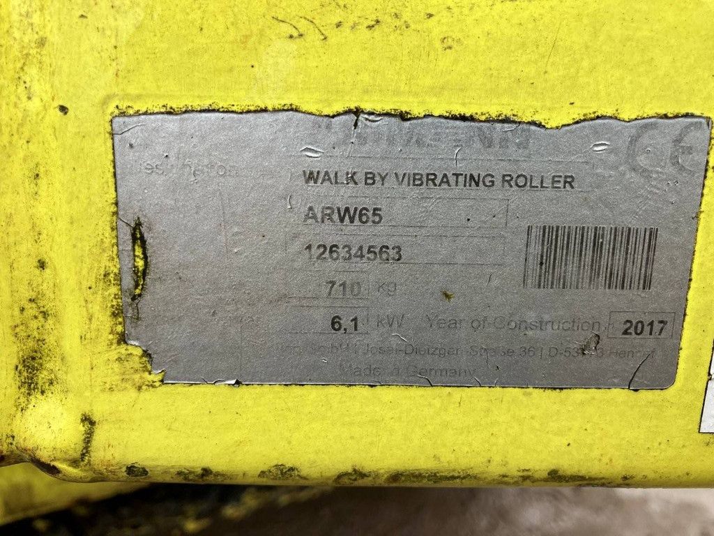 Compactor Ammann ARW65 Diesel 2017