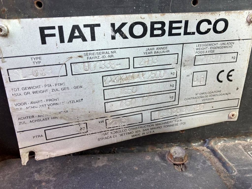 Schranklader Fiat Kobelco Diesel 2003