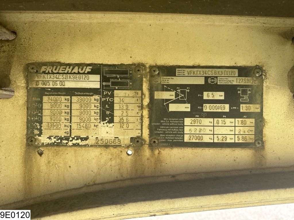 Fruehauf Tautliner Palfinger