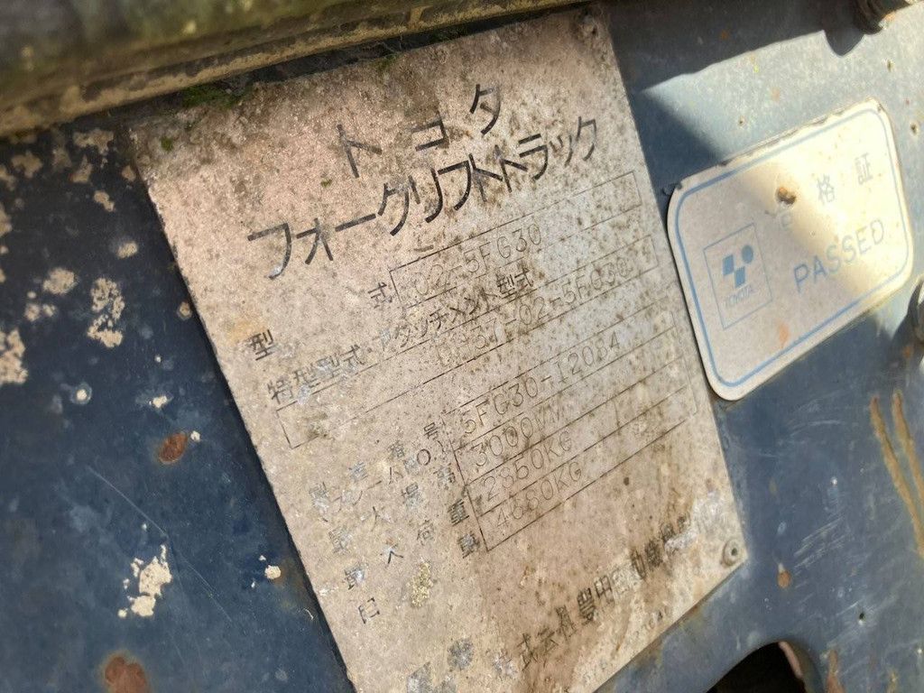 Gabelstapler Toyota 02-5FG30 LPG