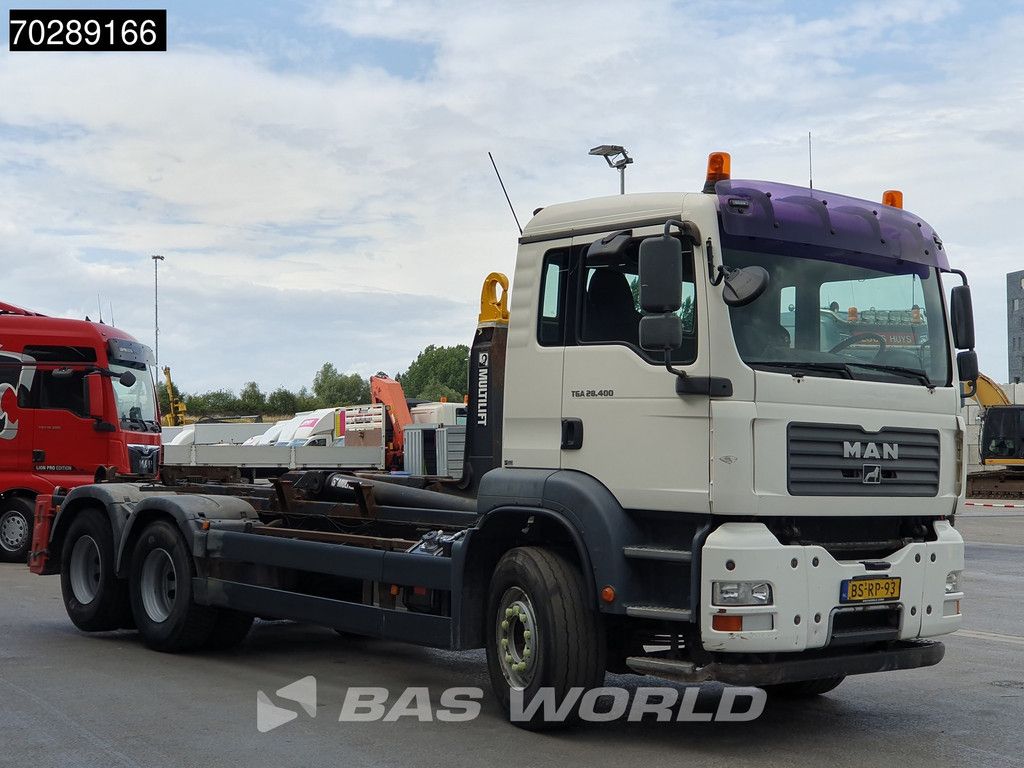MAN TGA 28.400 6X2 NL-Truck HIAB Multilift LHZ26061 Lift-Axle Euro 5
