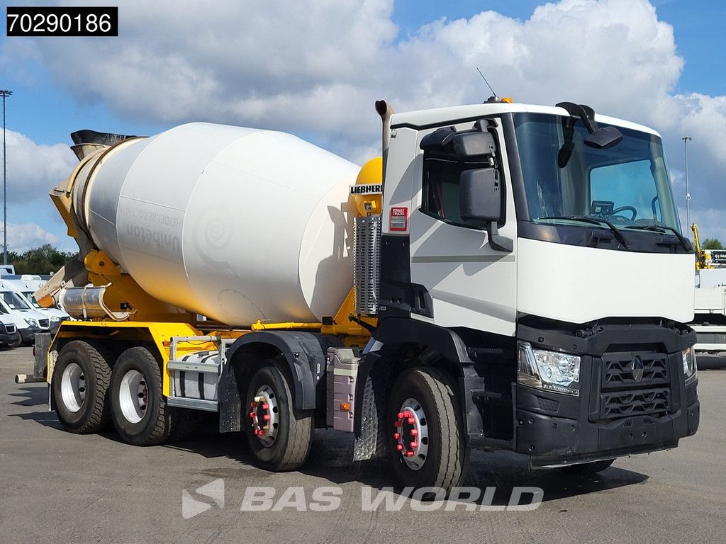 Renault C 430 8X4 9m3 Liebherr Mixer Steelsuspension Automatic Euro 6