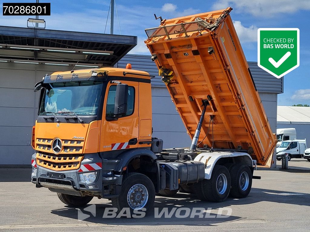 Mercedes Arocs 3345 6X6 11m3 Meiller Mixer Steelsuspension Big-Axle Euro 6