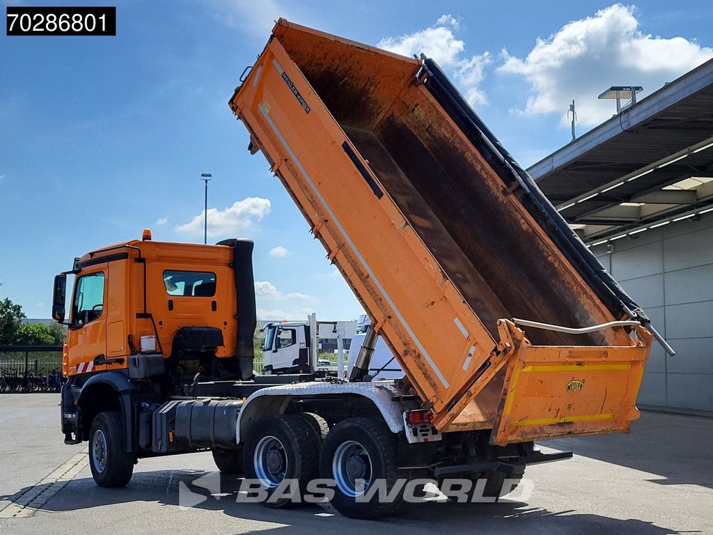 Mercedes Arocs 3345 6X6 11m3 Meiller Mixer Steelsuspension Big-Axle Euro 6