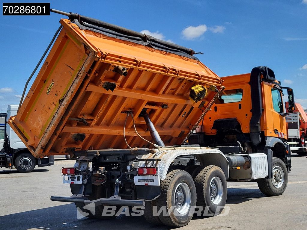 Mercedes Arocs 3345 6X6 11m3 Meiller Mixer Steelsuspension Big-Axle Euro 6